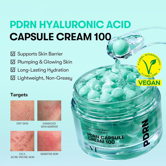 VT Cosmetics PDRN Capsule Cream 100 - VT Cosmetics K-Beauty