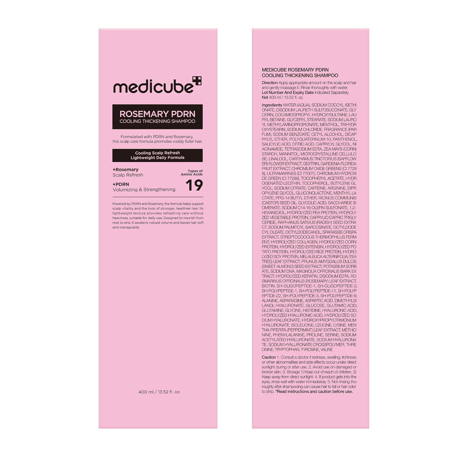 Medicube Rosemary PDRN Thickening Shampoo 400ml - Medicube K-Beauty