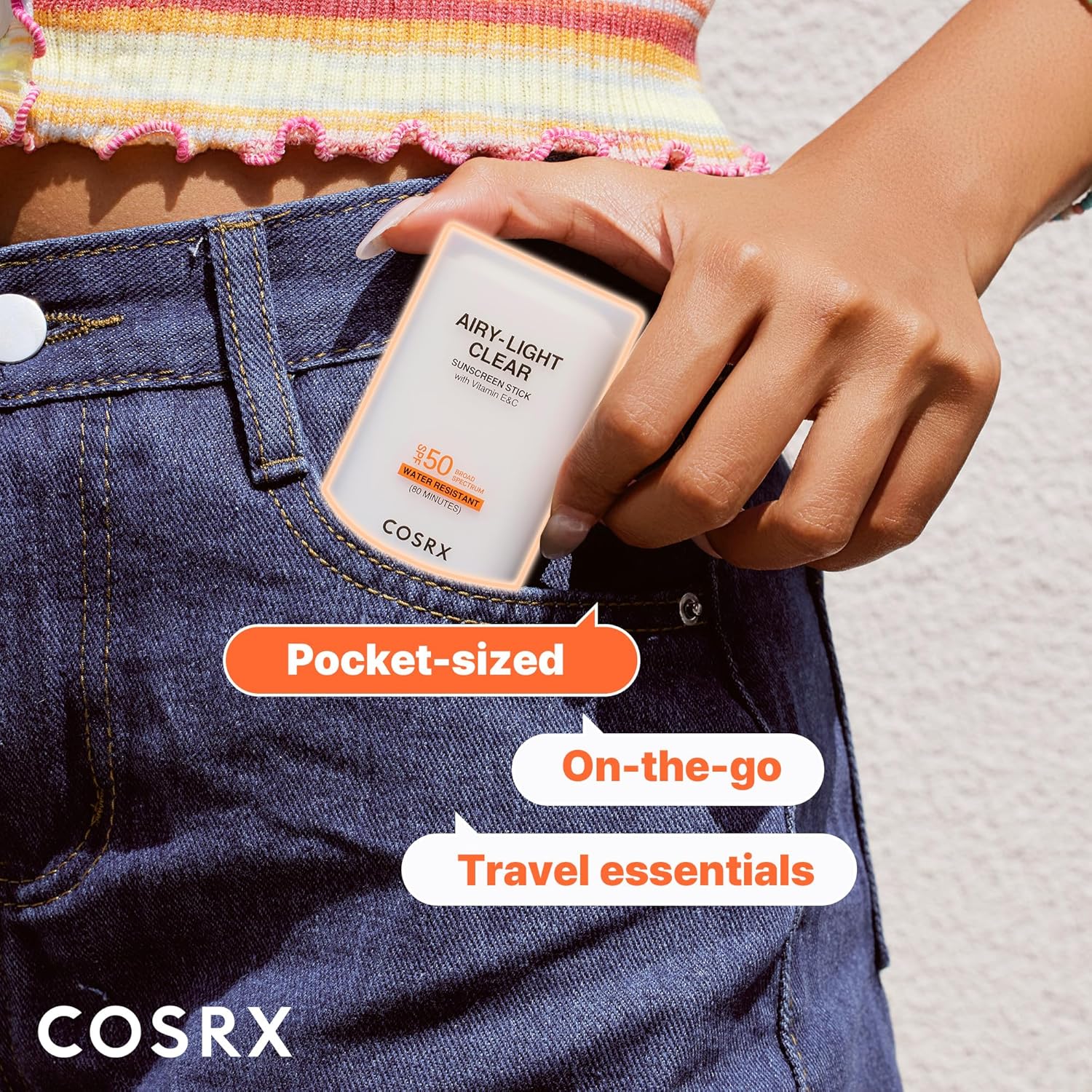 COSRX Airy-Light Sunscreen Stick SPF50 - COSRX K-Beauty