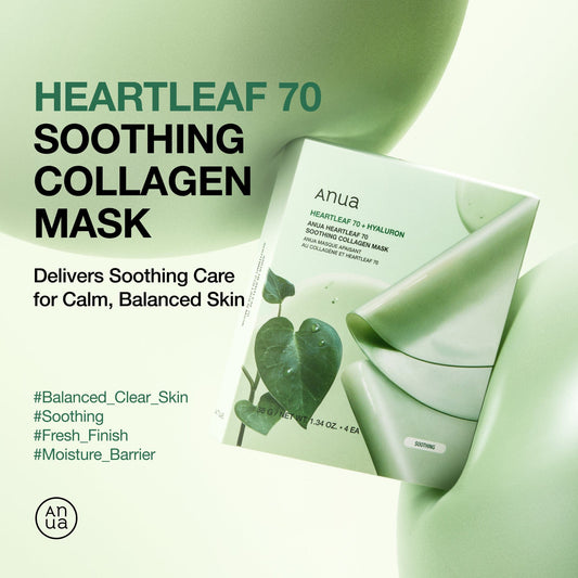 Anua Heartleaf 70 Soothing Collagen Mask - Anua K-Beauty