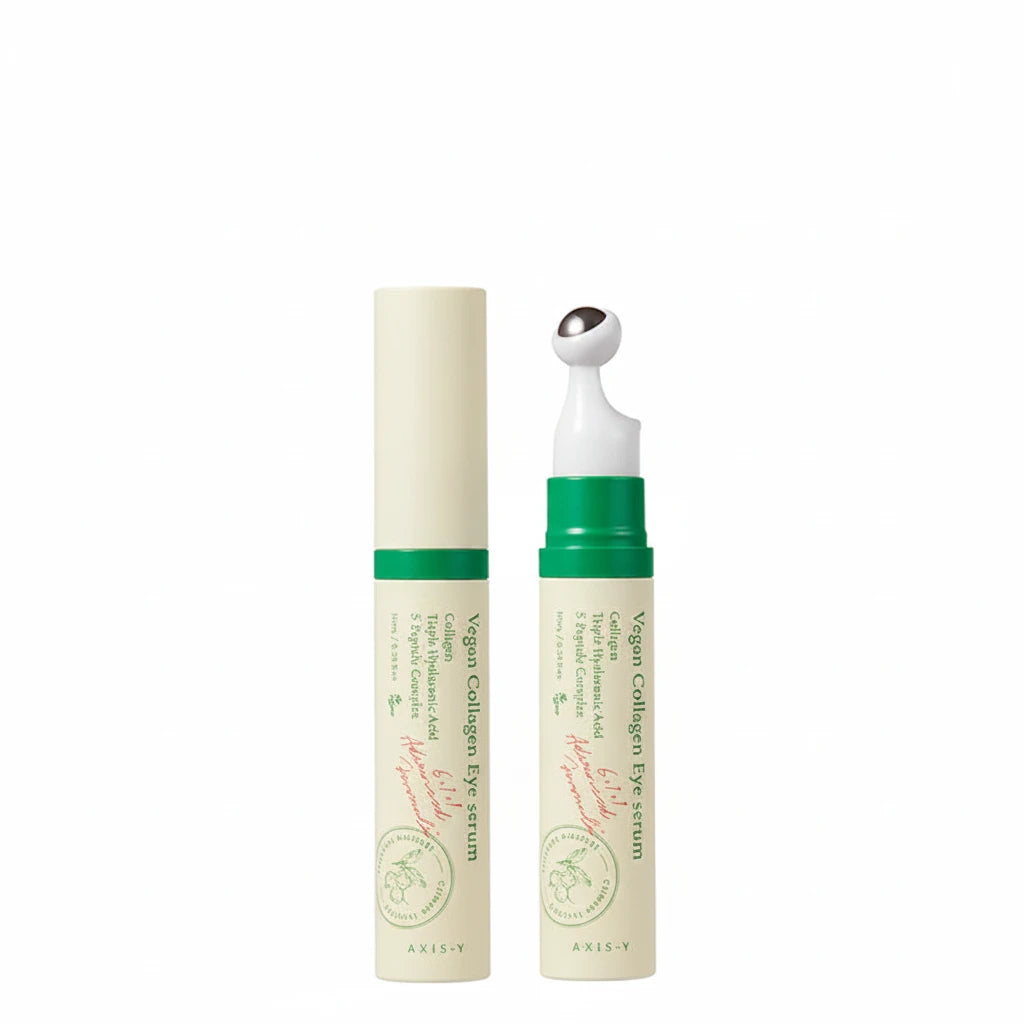 AXIS-Y Vegan Collagen Eye Serum - Korean Vegan Collagen Anti-Aging Eye Serum K-Beauty