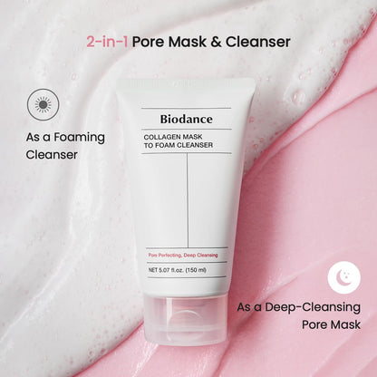 Biodance Collagen Mask To Foam Cleanser - Biodance K-Beauty