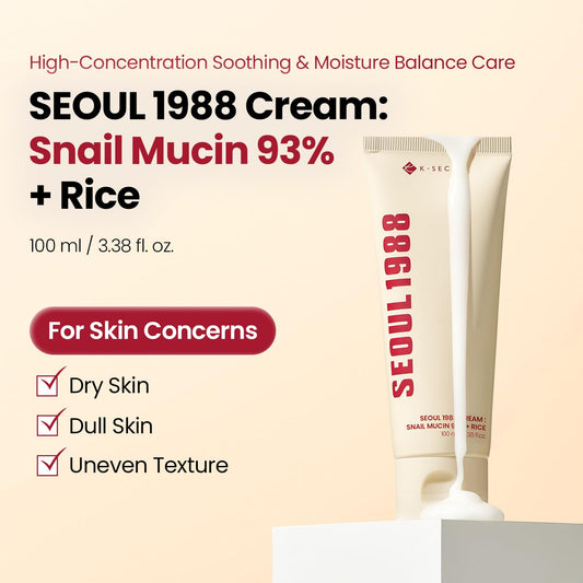 Seoul 1988 Snail Mucin Cream 100ml - Seoul 1988 K-Beauty