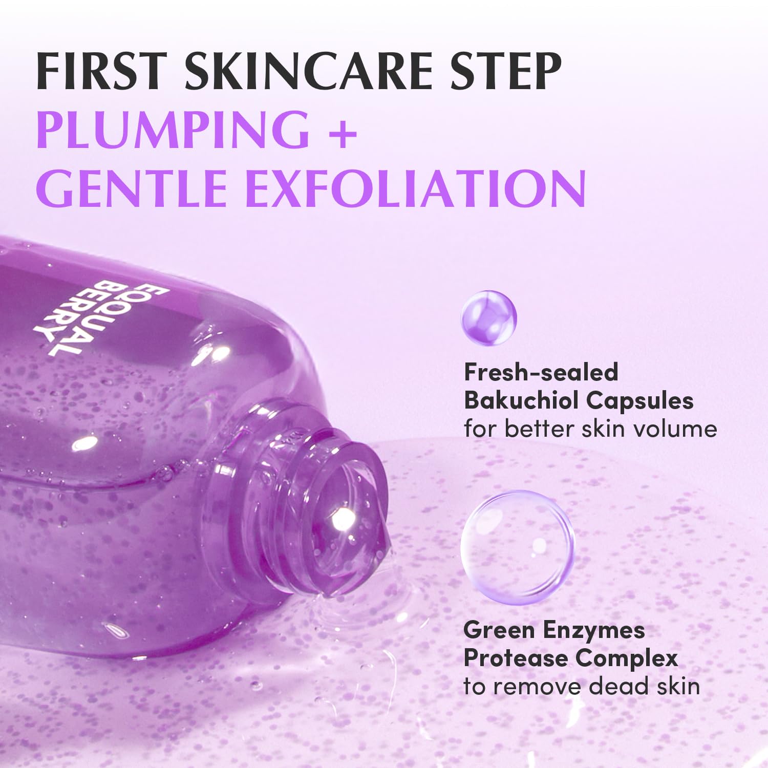 Eqqualberry Bakuchiol Plumping Capsule Toner 150ml - Eqqualberry K-Beauty