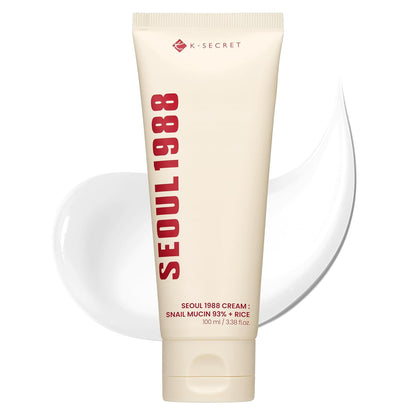 Seoul 1988 Snail Mucin Cream 100ml - Korean Snail Mucin Moisturiser K-Beauty