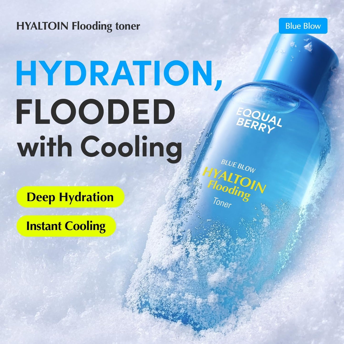 EQQUALBERRY - Hyaltoin Flooding Toner - Eqqualberry K-Beauty