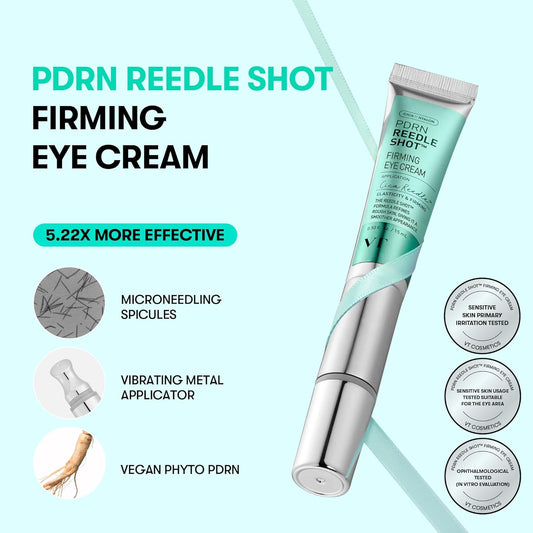 VT COSMETICS PDRN Reedle Shot Firming Eye Cream 15ml - VT Cosmetics K-Beauty