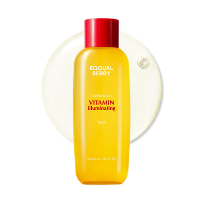 Eqqualberry Vitamin Illuminating Toner - Korean Brightening Vitamin C Toner K-Beauty