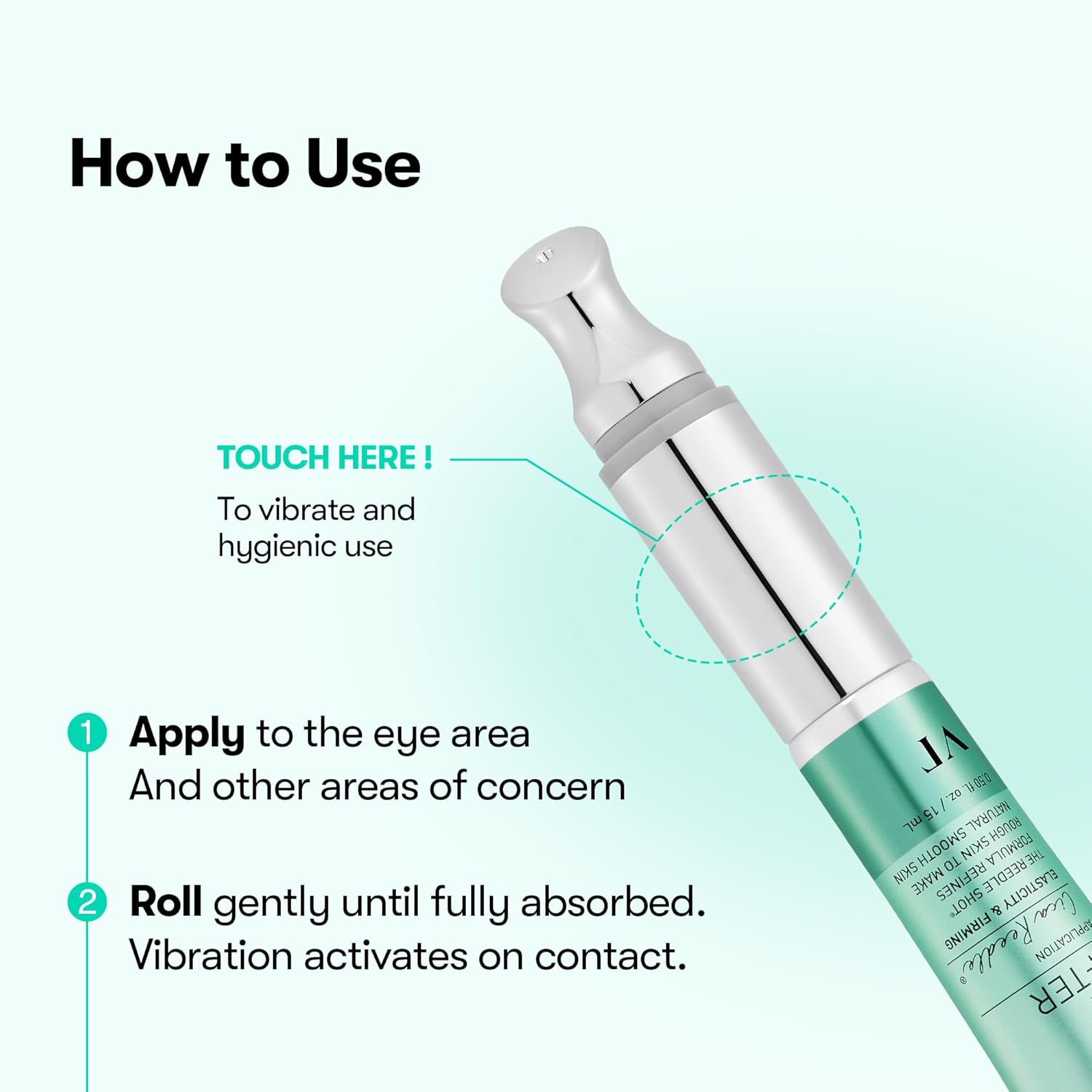 VT COSMETICS PDRN Reedle Shot Firming Eye Cream 15ml - VT Cosmetics K-Beauty