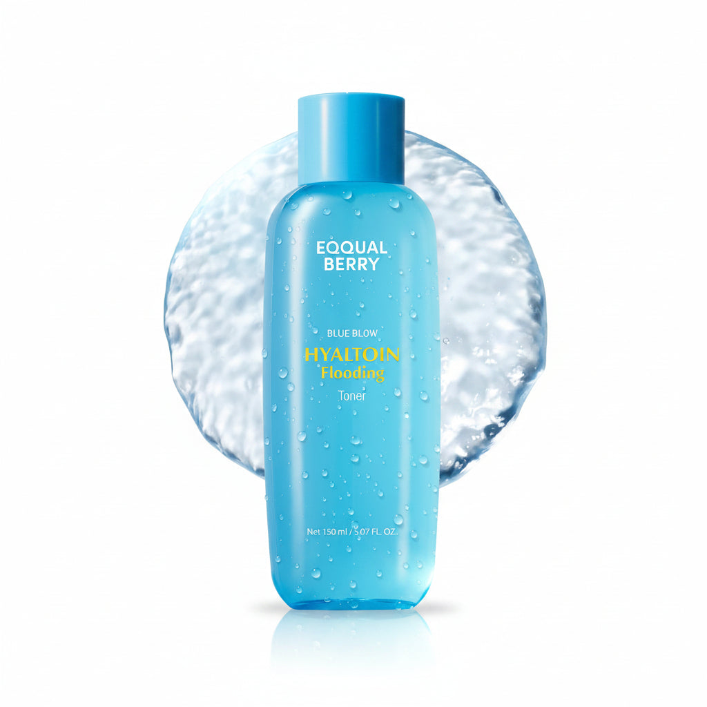 EQQUALBERRY Hyaltoin Flooding Toner - Korean Hyaluronic Acid Toner K-Beauty