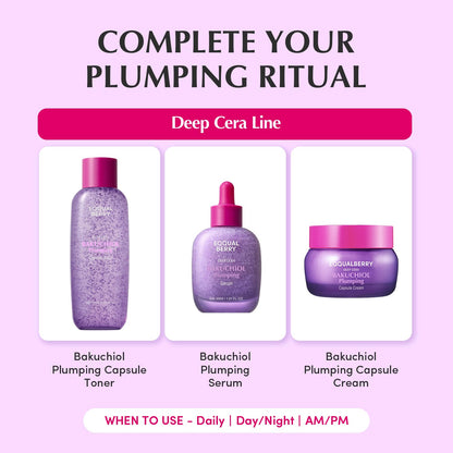Eqqualberry Bakuchiol Plumping Capsule Toner 150ml - Eqqualberry K-Beauty