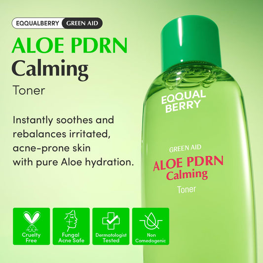 Eqqualberry Aloe PDRN Calming Toner - Eqqualberry K-Beauty
